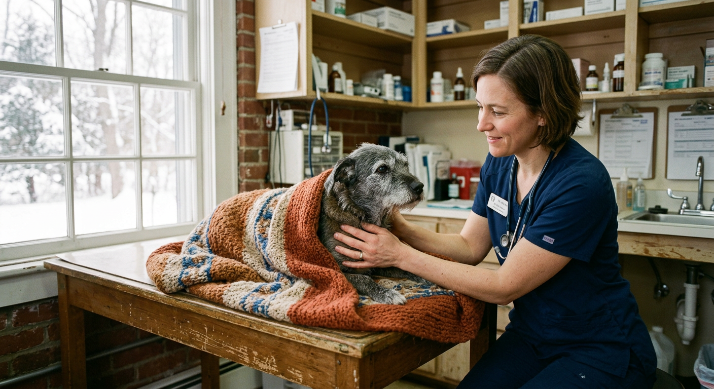 Help 1,000 senior dogs receive veterinary care this winter
